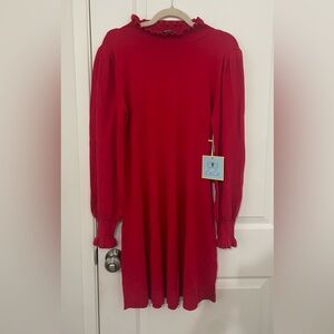 CeCe Red Midi Dress (NWT)